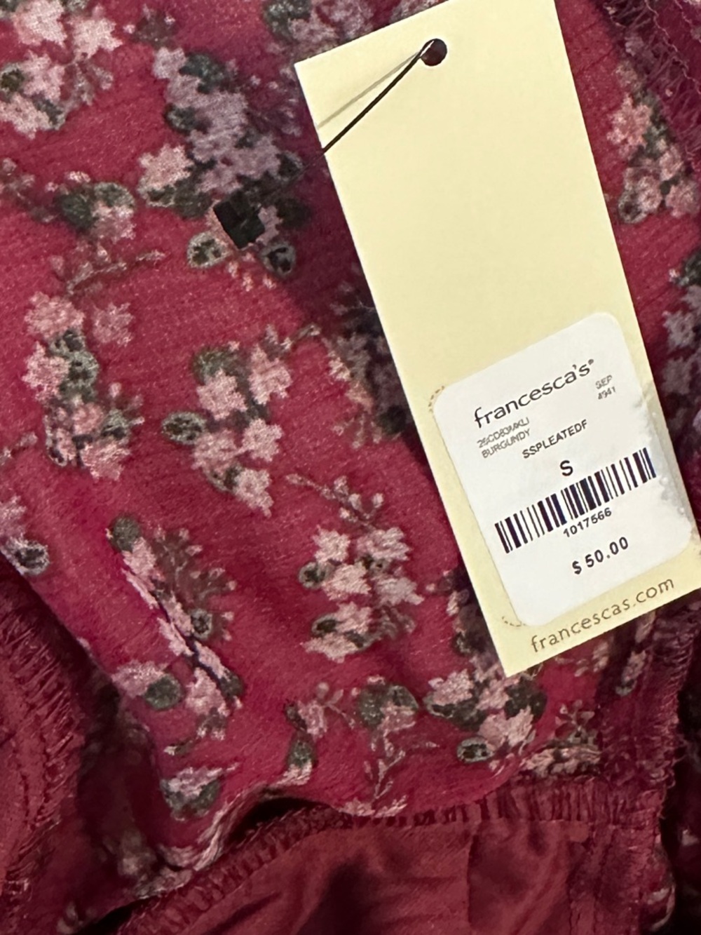 Trixxi Berry Floral Mini Dress in Raspberry - Picture 3 of 6